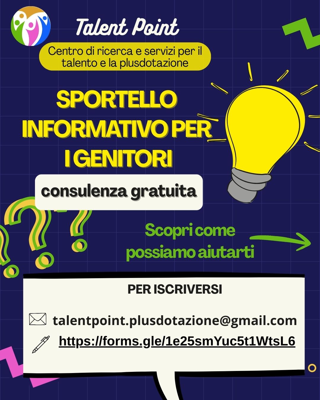 Al momento stai visualizzando SPORTELLO INFORMATIVO GENITORI